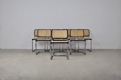 Black Dinning Style Chairs B32 by Marcel Breuer Set of 8