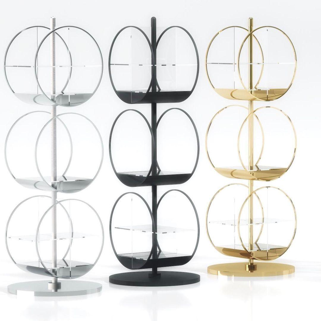 Other Black DNA Rotating Bookcase by Kasadamo