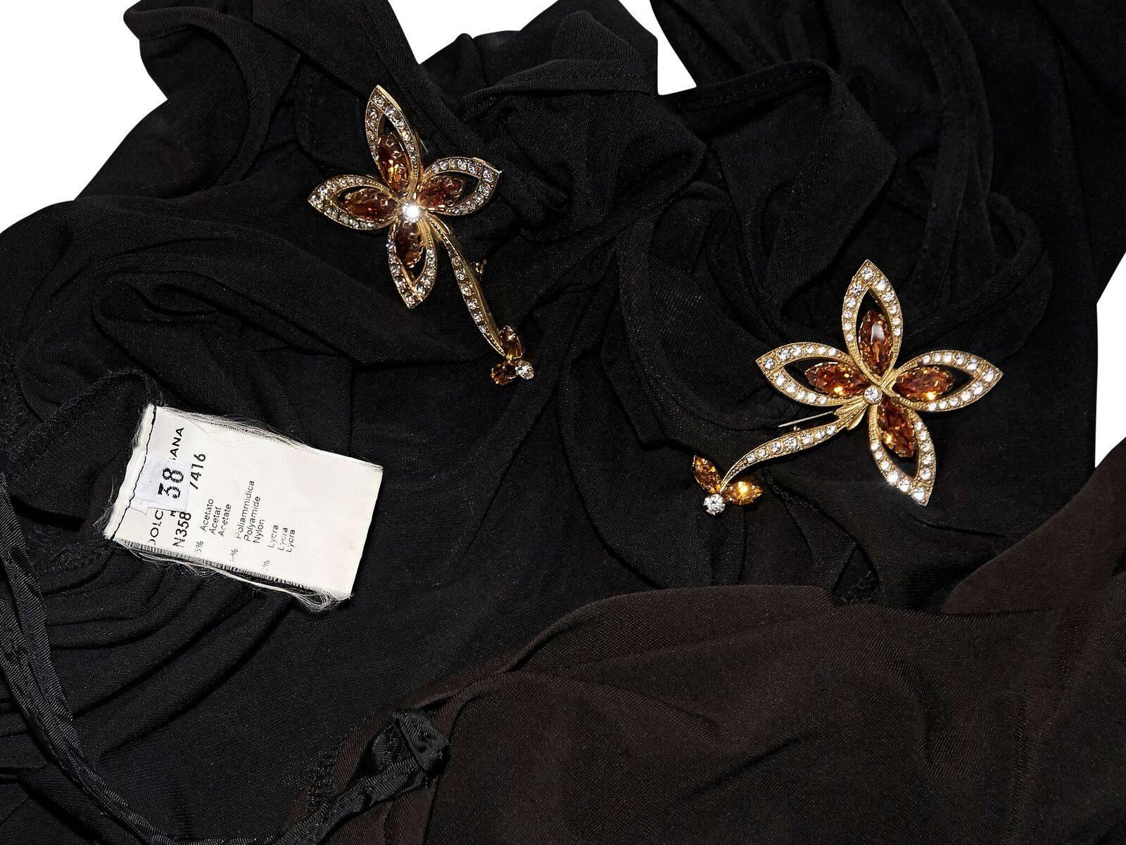 Black Dolce & Gabbana Knee-Length Dress 1