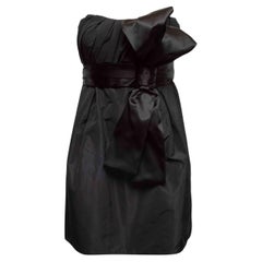 Mini robe sans bretelles avec nœud Dolce & Gabbana noir Taille IT 40