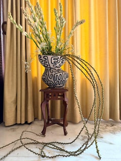 Maceta Doodle Negra by Deetee Home