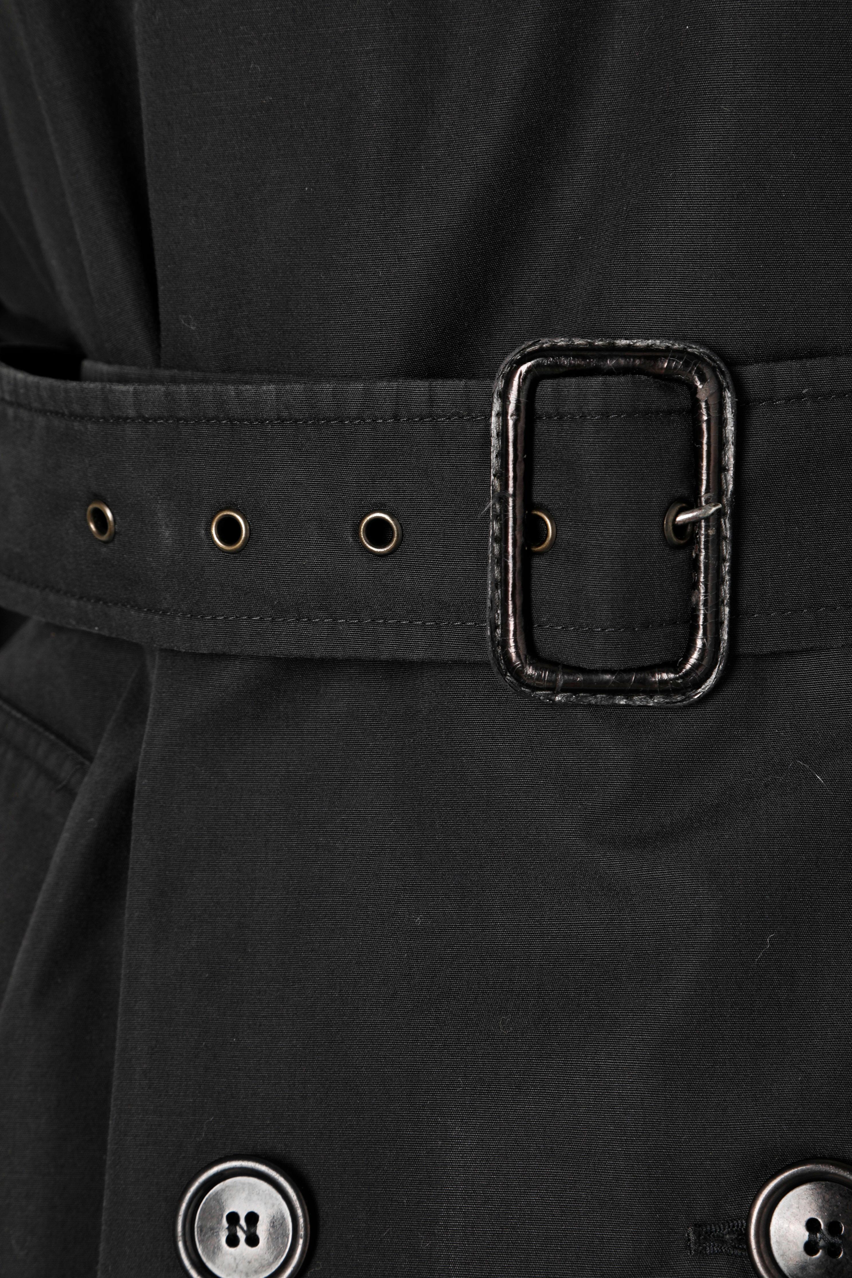 Women's or Men's Black double -breasted trench-coat Yves Saint Laurent Rive Gauche 