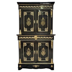 Used Black Double Buffet Cabinet, Napoleon III, France, 19th Century