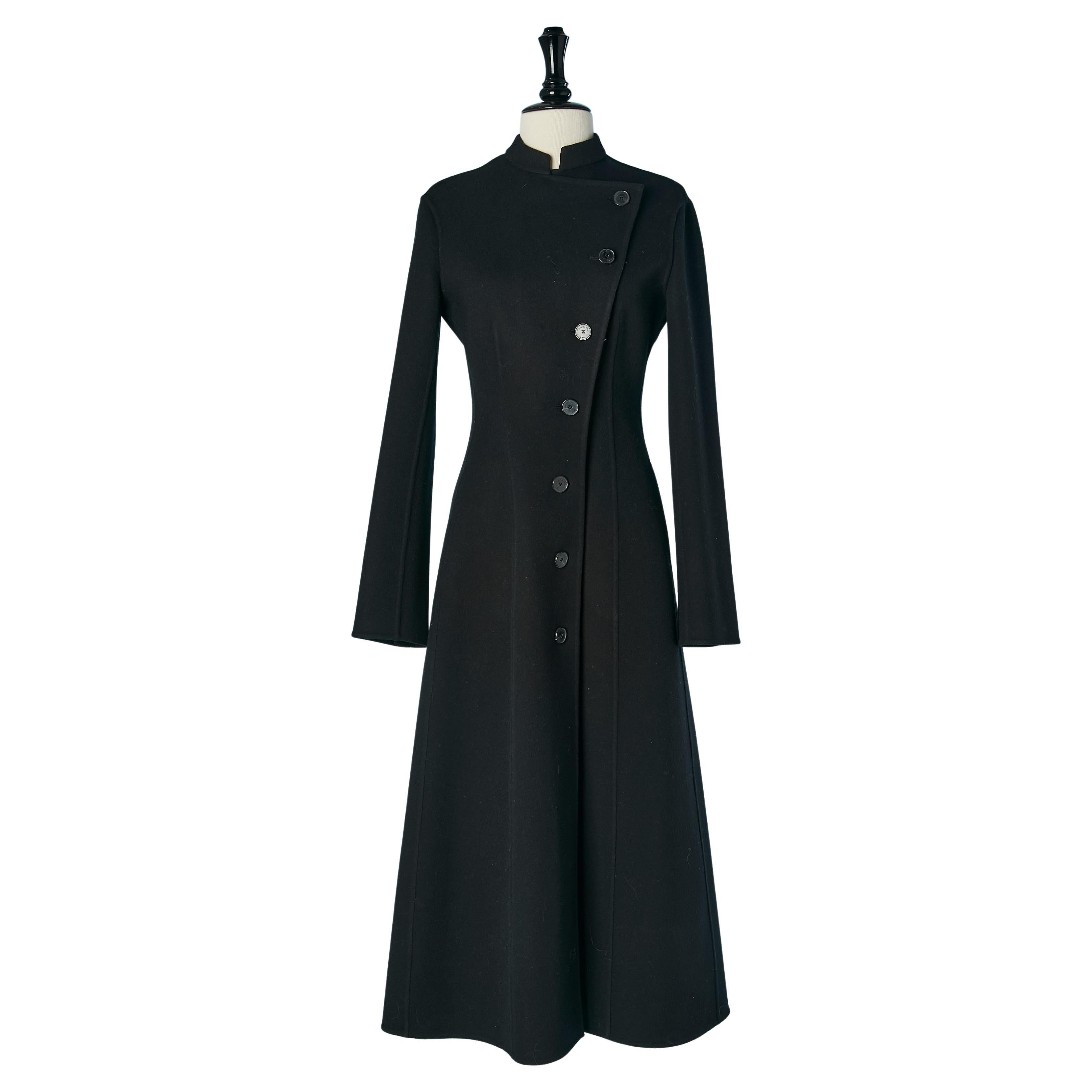 Black Double-face cashmere coat CHRISTIAN DIOR For Sale