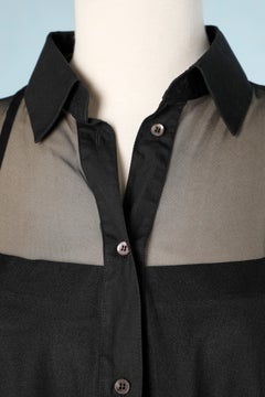 Marith et Franois Girbaud - Robe noire à double chemise