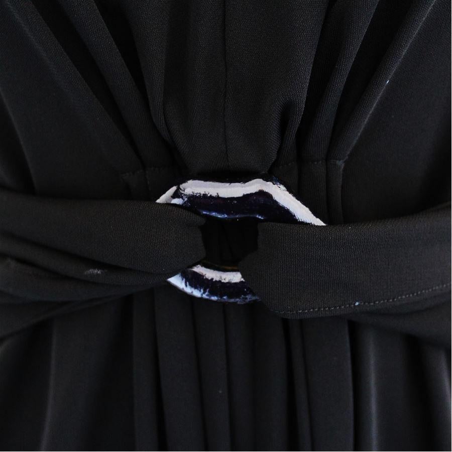 Women's Sonia Rykiel Paris Black dress size 42 For Sale