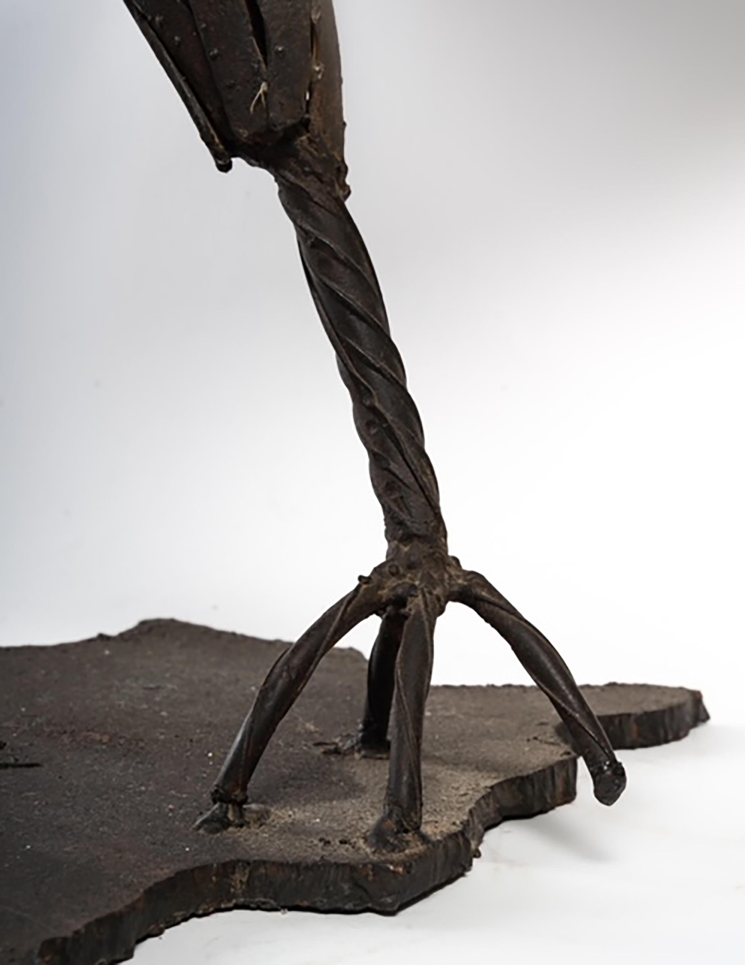 Autre Aigle noir - Sculpture en fer à souder - Jean Alexandre Delattre - Epoque XXème en vente