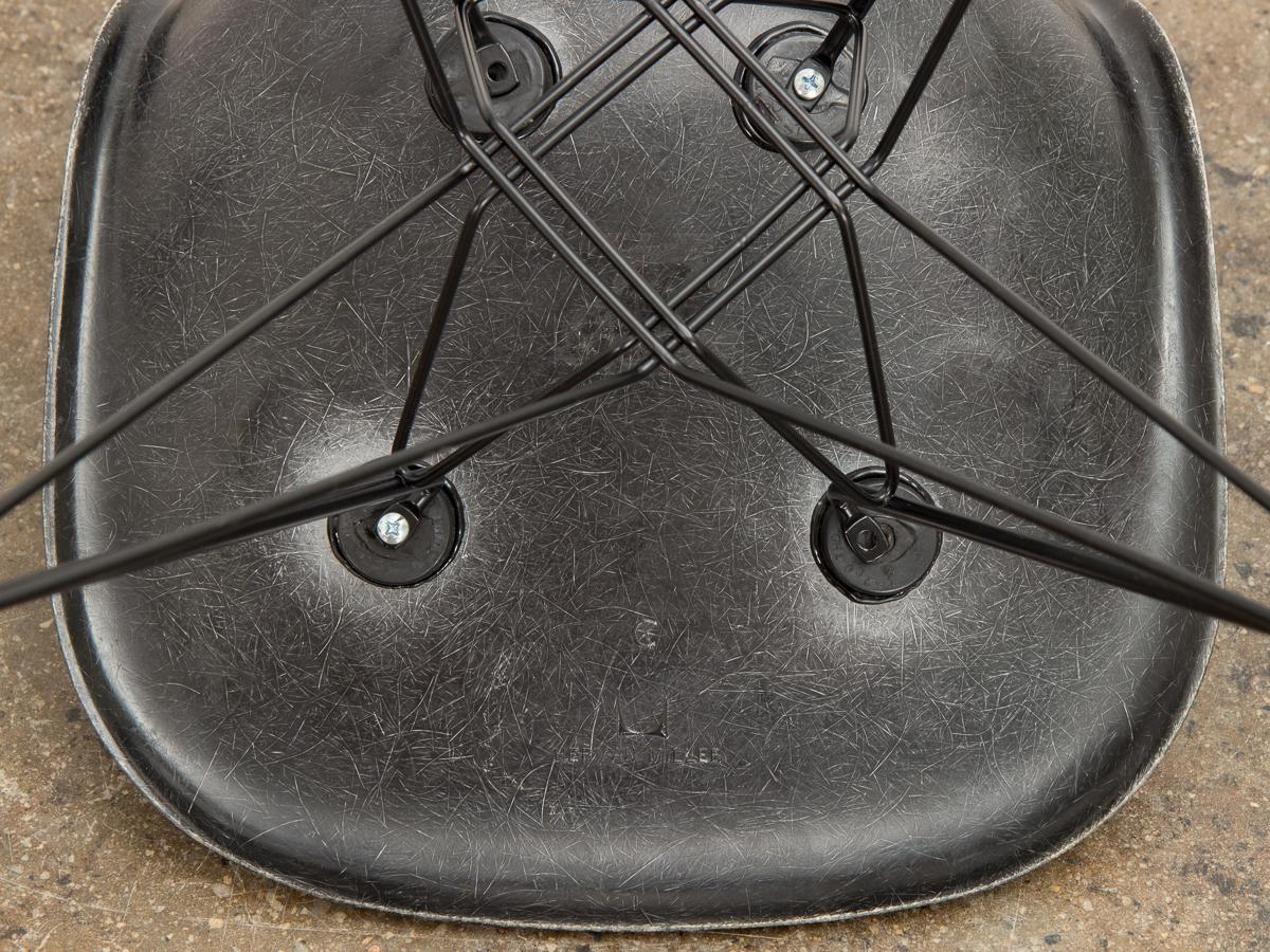 Black Eames for Herman Miller Shell Chair on Eiffel Base 1