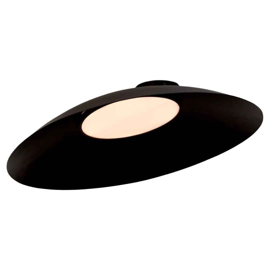 Black Eclipse Stainless Steel Ceiling Light by Hatsu