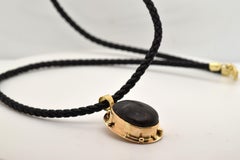 Black Egyptian Scarab Necklace