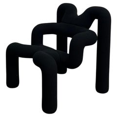 Black Ekstrem Chair by Terje Ekstrom, 1984