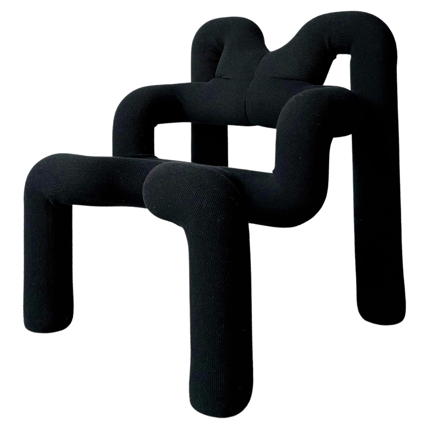 Black Ekstrem Lounge Chair by Terje Ekstrøm