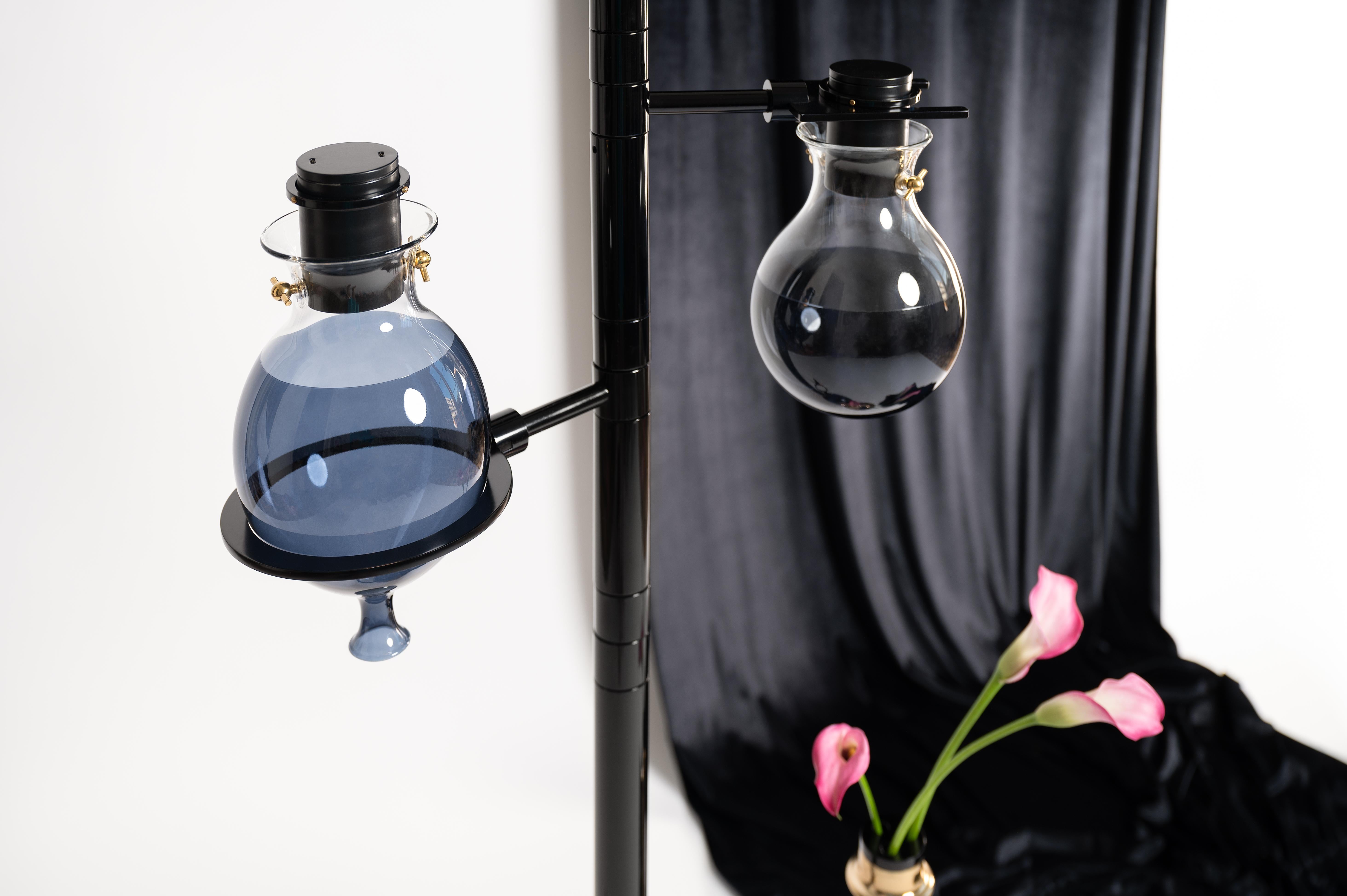 Black Emotional Lab Floor Lamp by Hania Jneid For Sale 5