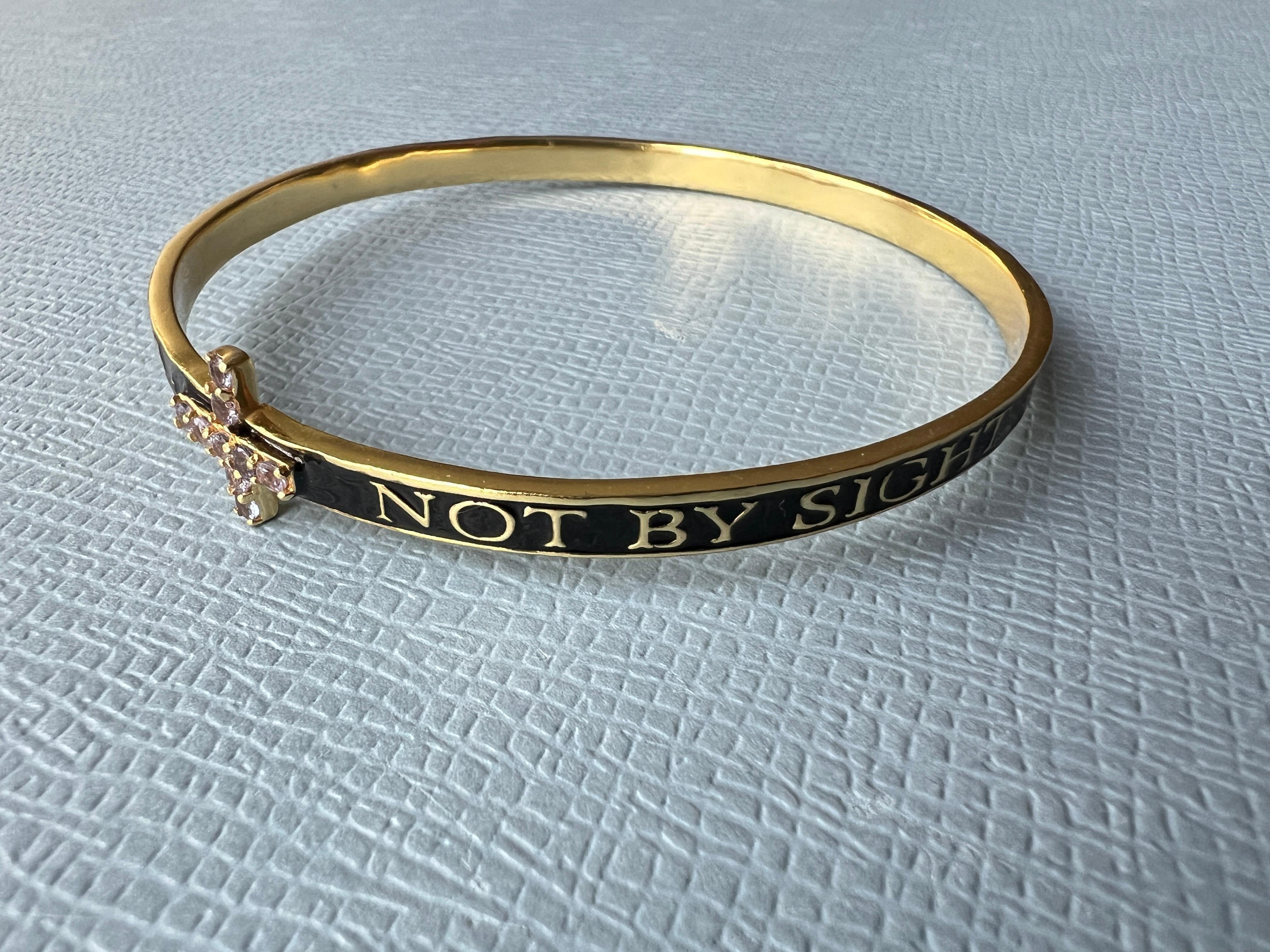 Bracciale Bangle con smalto nero e tanzanite in vendita 4