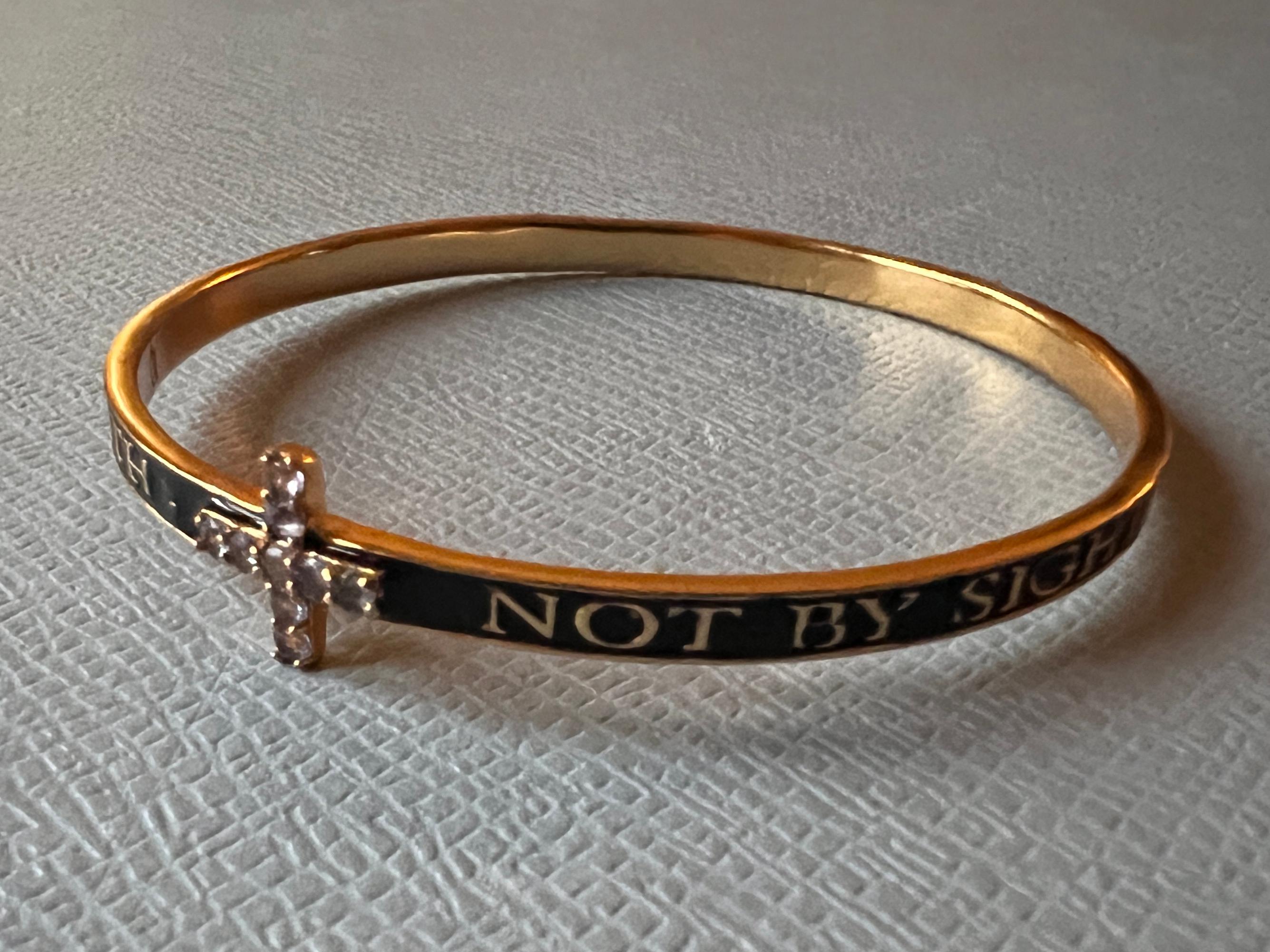 Taglio brillante Bracciale Bangle con smalto nero e tanzanite in vendita