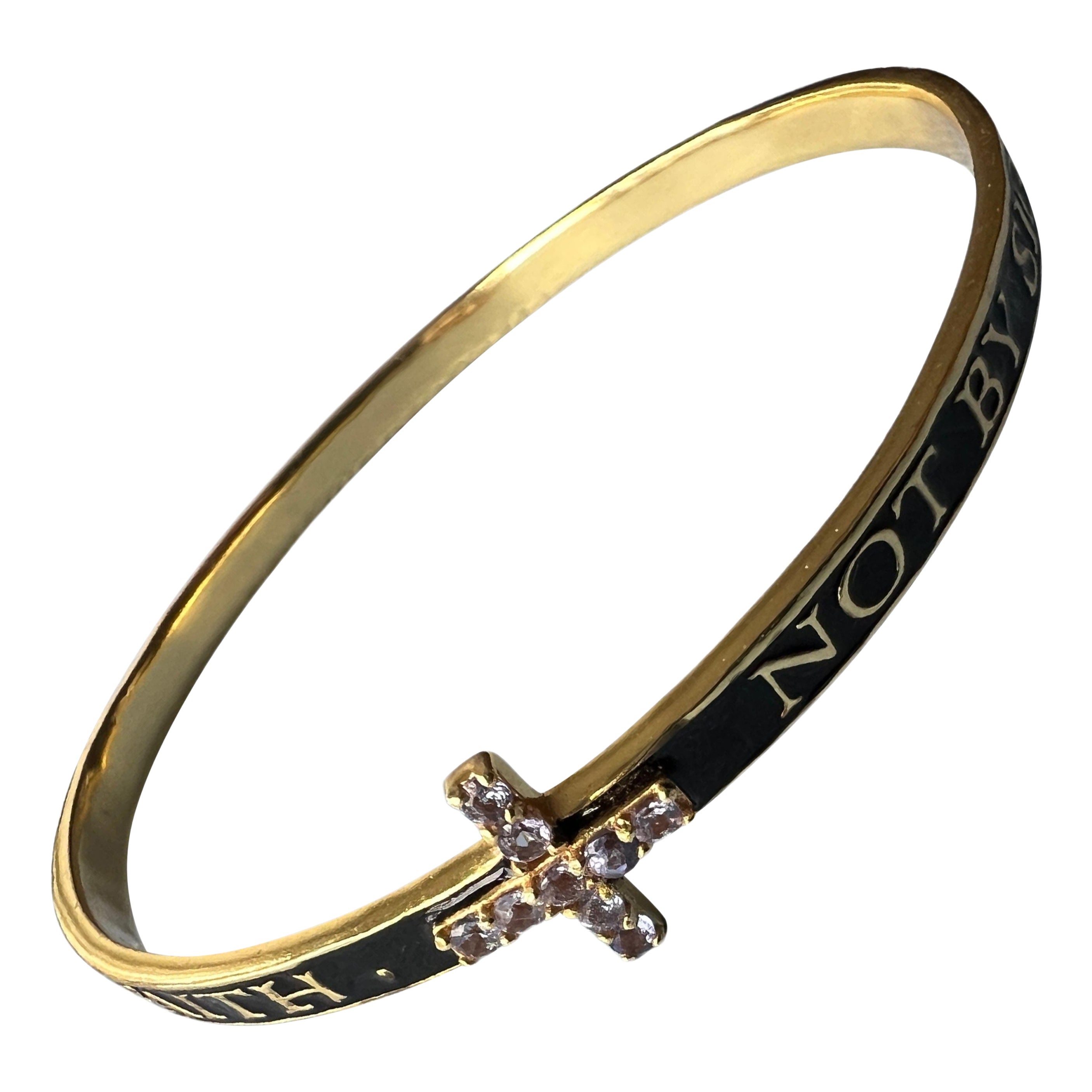 Bracelet croix Bracelet en émail noir Style Memento Mori Tanzanite Style Victorien

Texte : Car nous marchons par la Foi et non par la Vue

Designer J Dauphin

La phrase 
