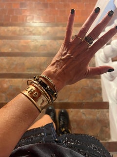 Bracciale Chakra con smalto nero