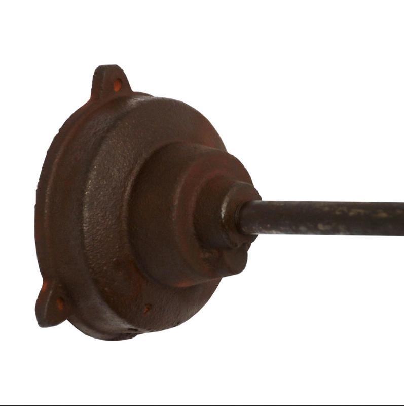 Schwarz Emaille Vintage Industrial Cast Iron Factory Scones Wandleuchten (Eisen) im Angebot