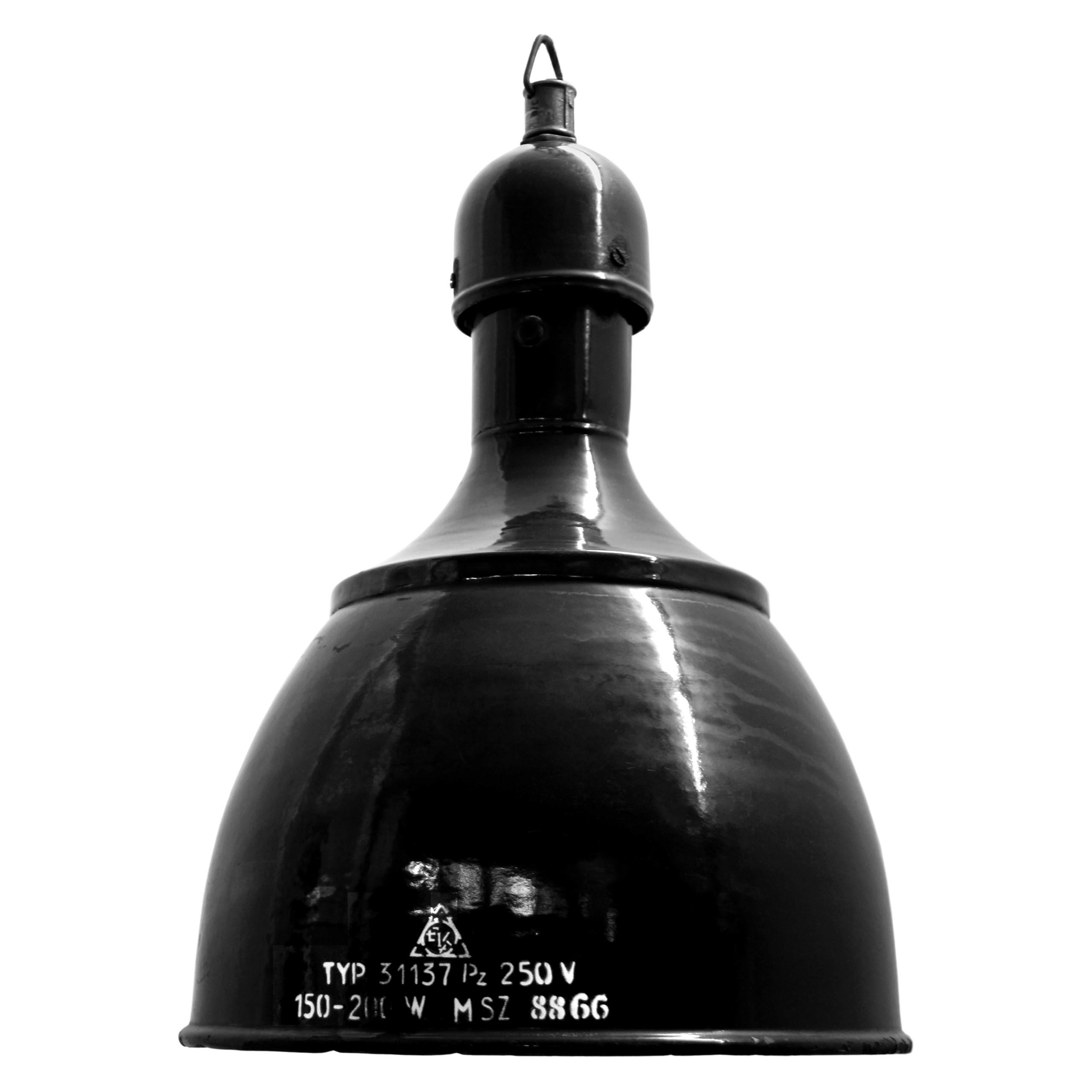 Black Enamel Vintage Industrial Classic Pendants Lights