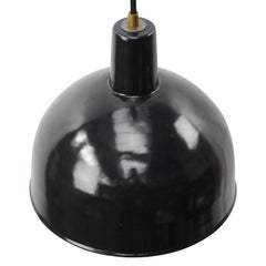 Black Enamel Vintage Industrial Factory Hanging Lights Pendants