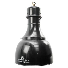 Black Enamel Retro Industrial Factory Pendant Light