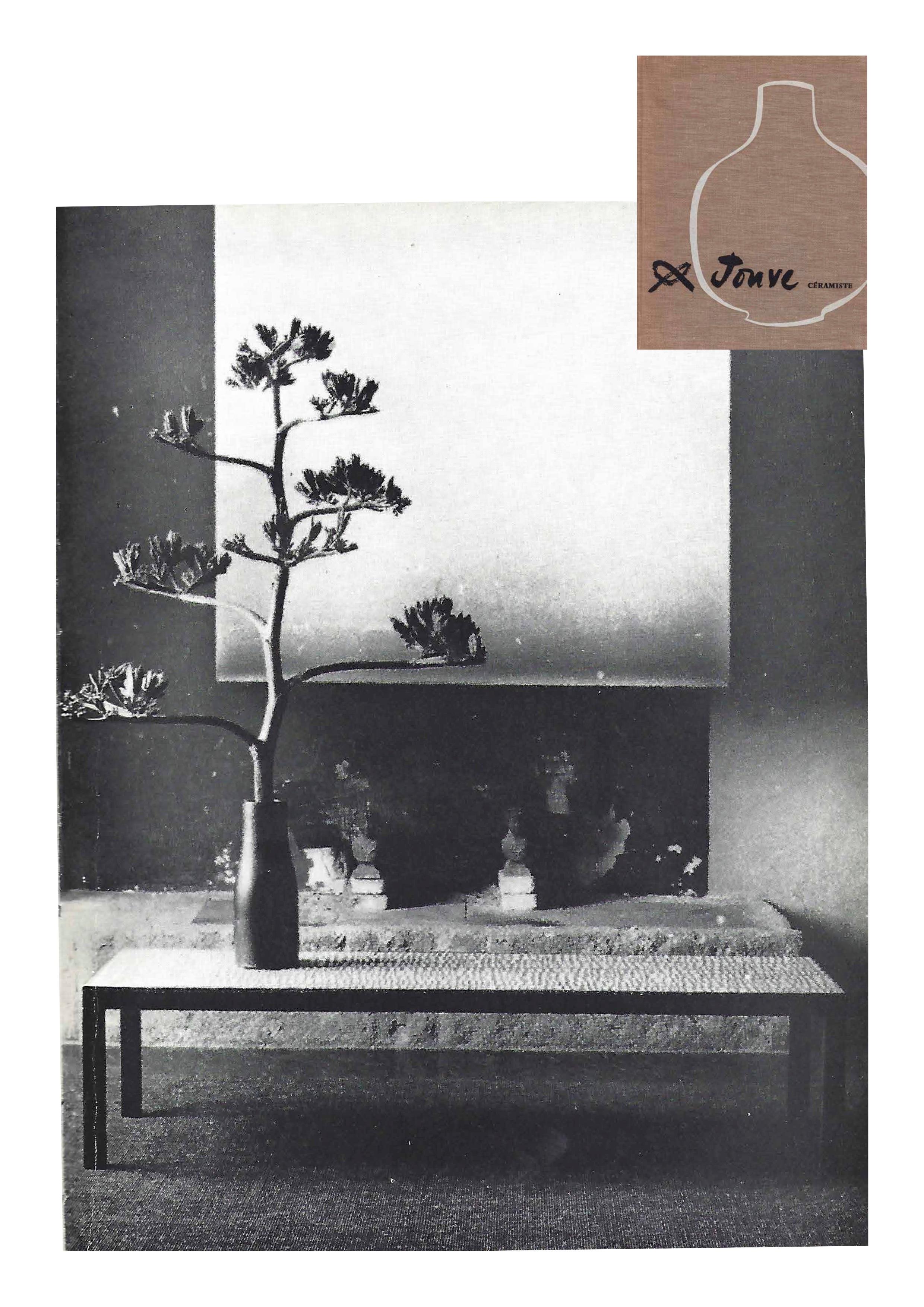 Black Enameled Ceramic Vase by Georges Jouve, circa 1950 2