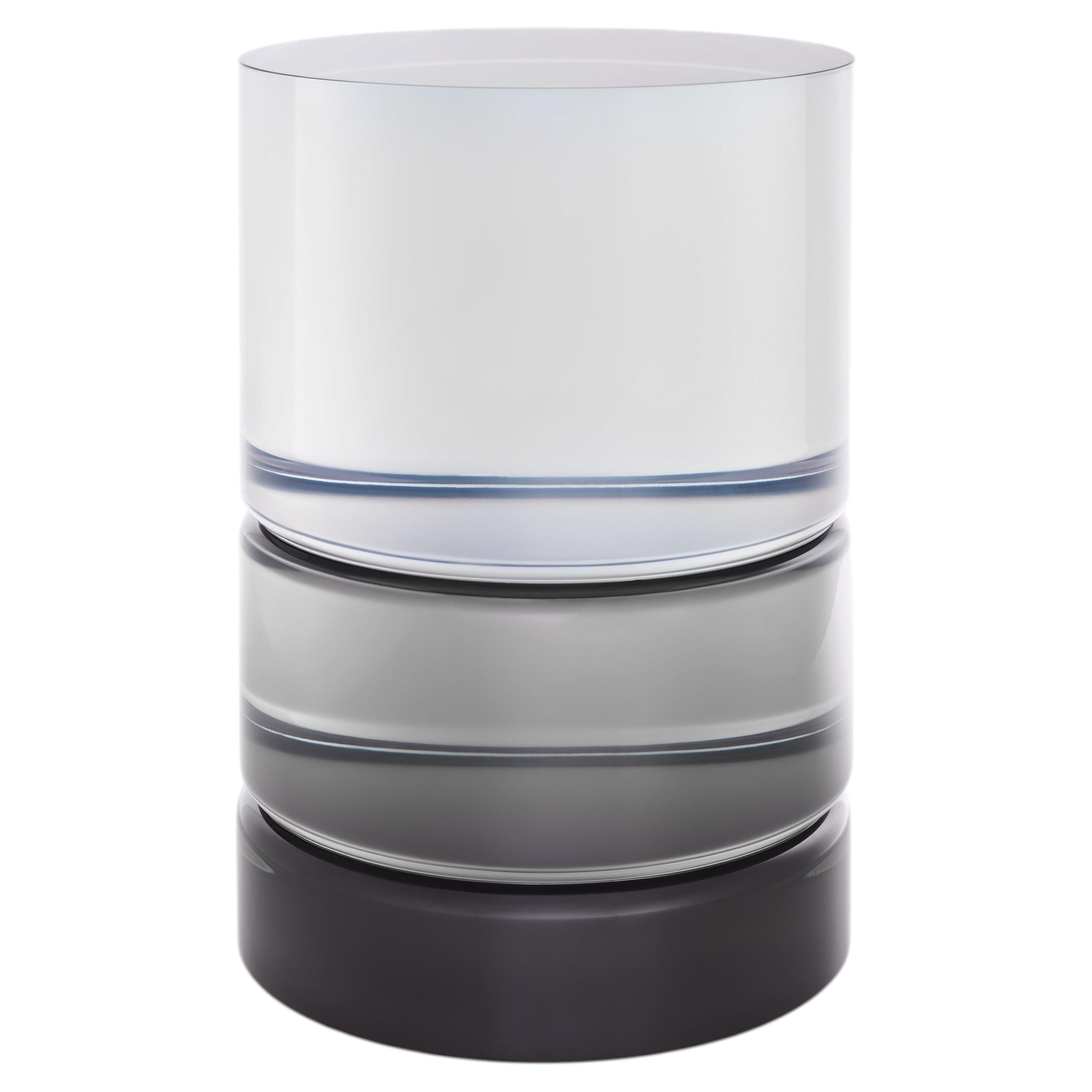 Black ETS Resin Side Table by Niko Koronis For Sale