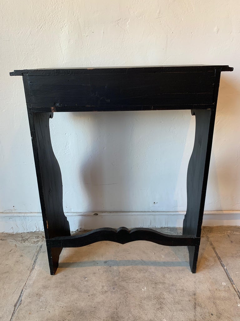 Black European Entryway Console Table At 1stdibs