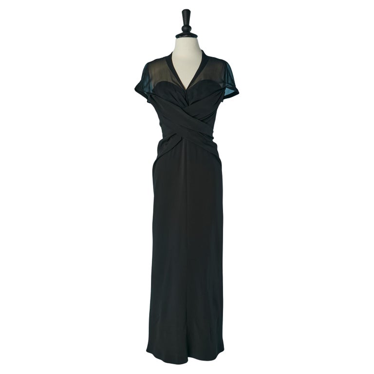 mugler draped corset dress Mugler Tulle-paneled Jersey Corset Minidress