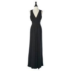 Black evening jumpsuit Valentino