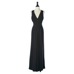 Black evening jumpsuit Valentino 