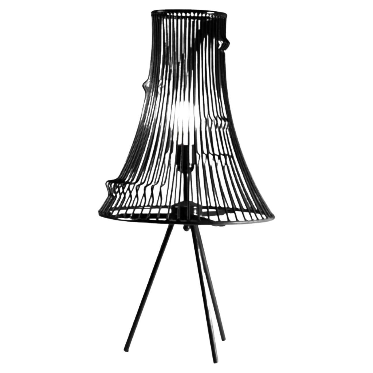 Black Extrude Table Lamp by Dooq For Sale