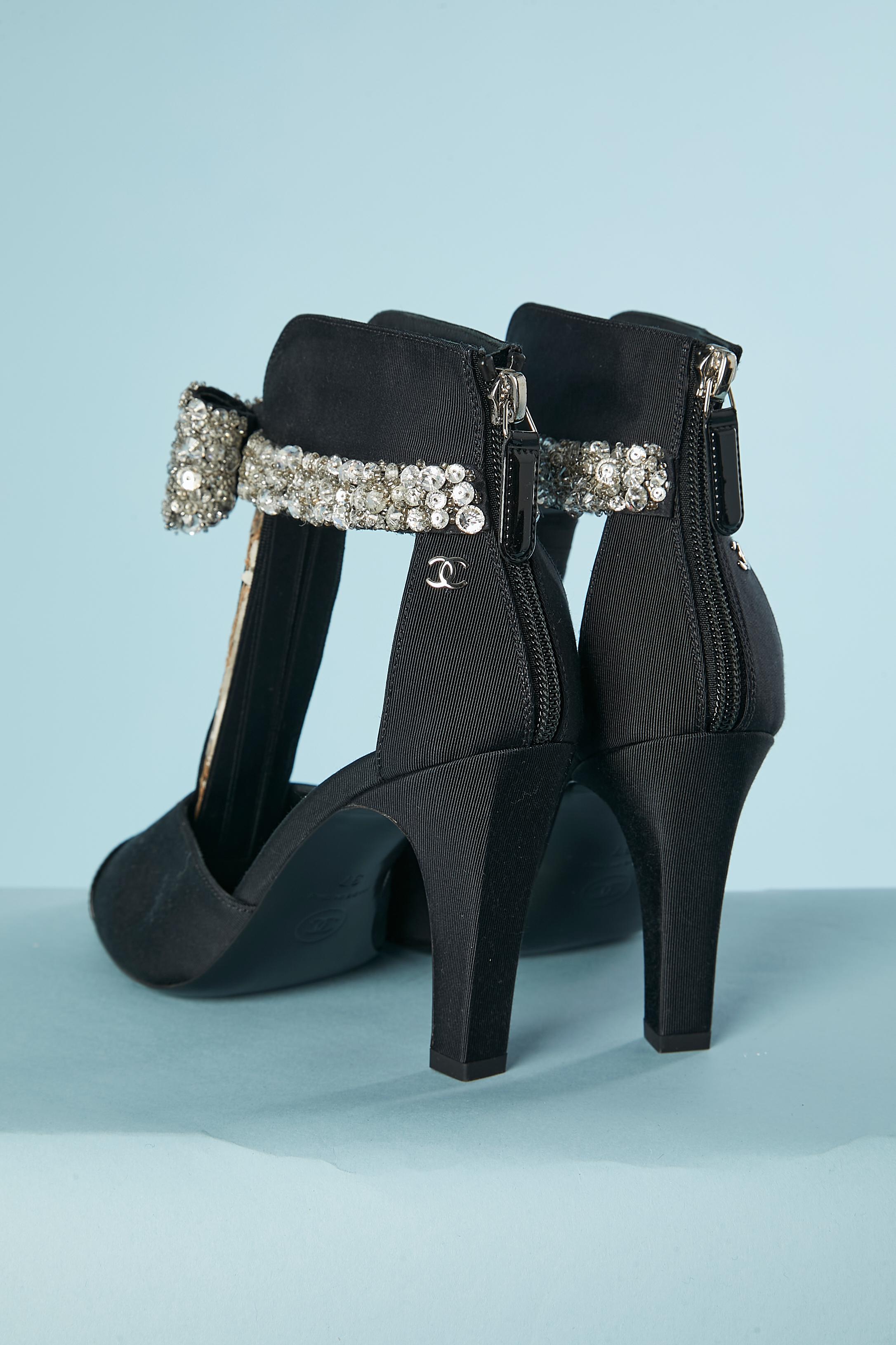 chanel rhinestone shoes
