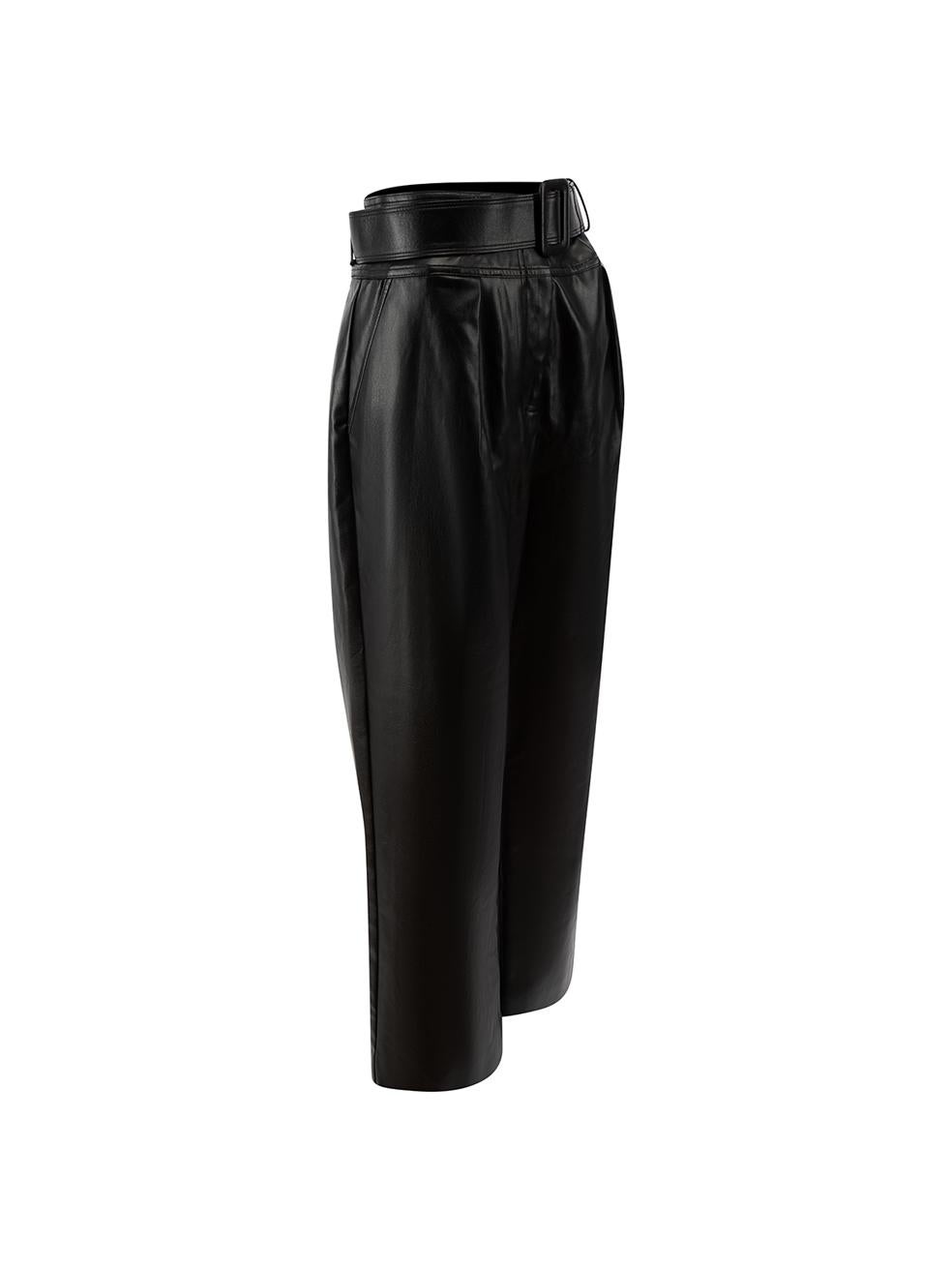 CONDITION is Never worn, with tags. No visible wear to trousers is evident. Minor marks on the top of trouser due to poor storage on this new Self-Portrait designer resale item.

Details


Black

Faux leather

Straight leg trousers

High