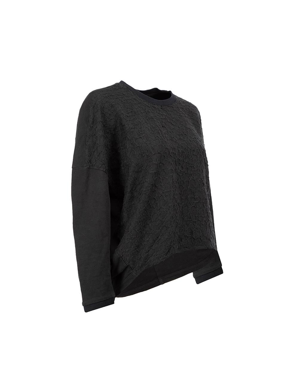 CONDITION is Very good. Minimal wear to jumper is evident. Minimal wear to the texture of the front due to nature of the fabric on this used Giambattista Valli designer resale item. 



Details


Black 

Wool

Long sleeved