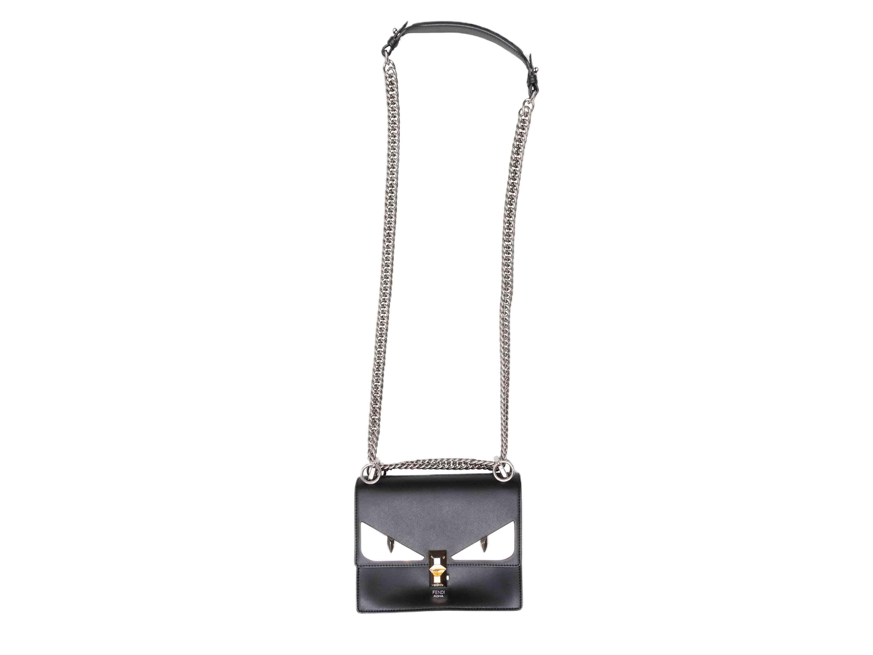Black Fendi Monster Crossbody Bag Bon état - En vente à New York, NY