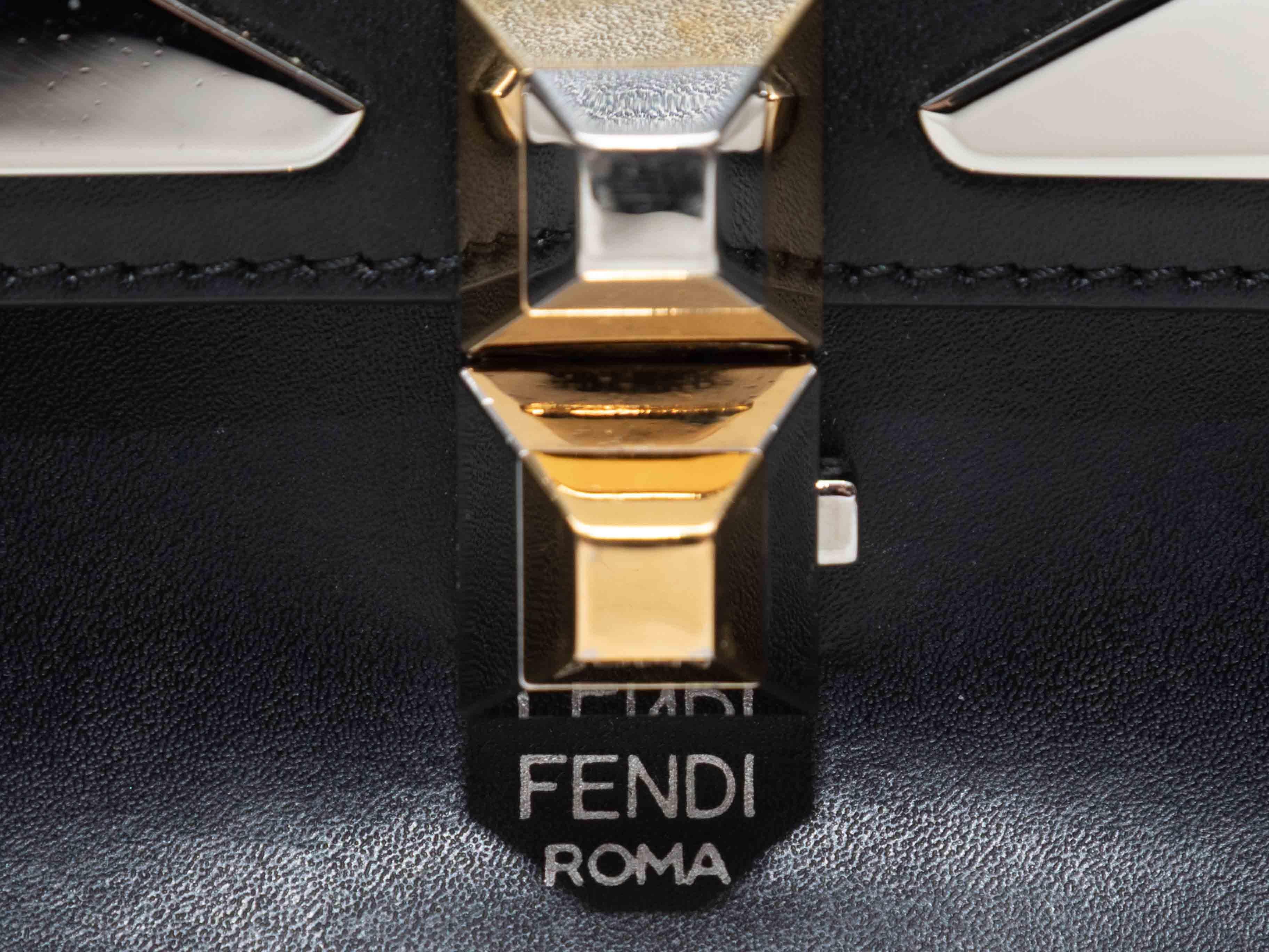Black Fendi Monster Crossbody Bag en vente 3
