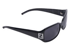 Fendi Black Rectangular Sunglasses