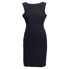 Robe sans manches texturée noire de Fendi Taille US M