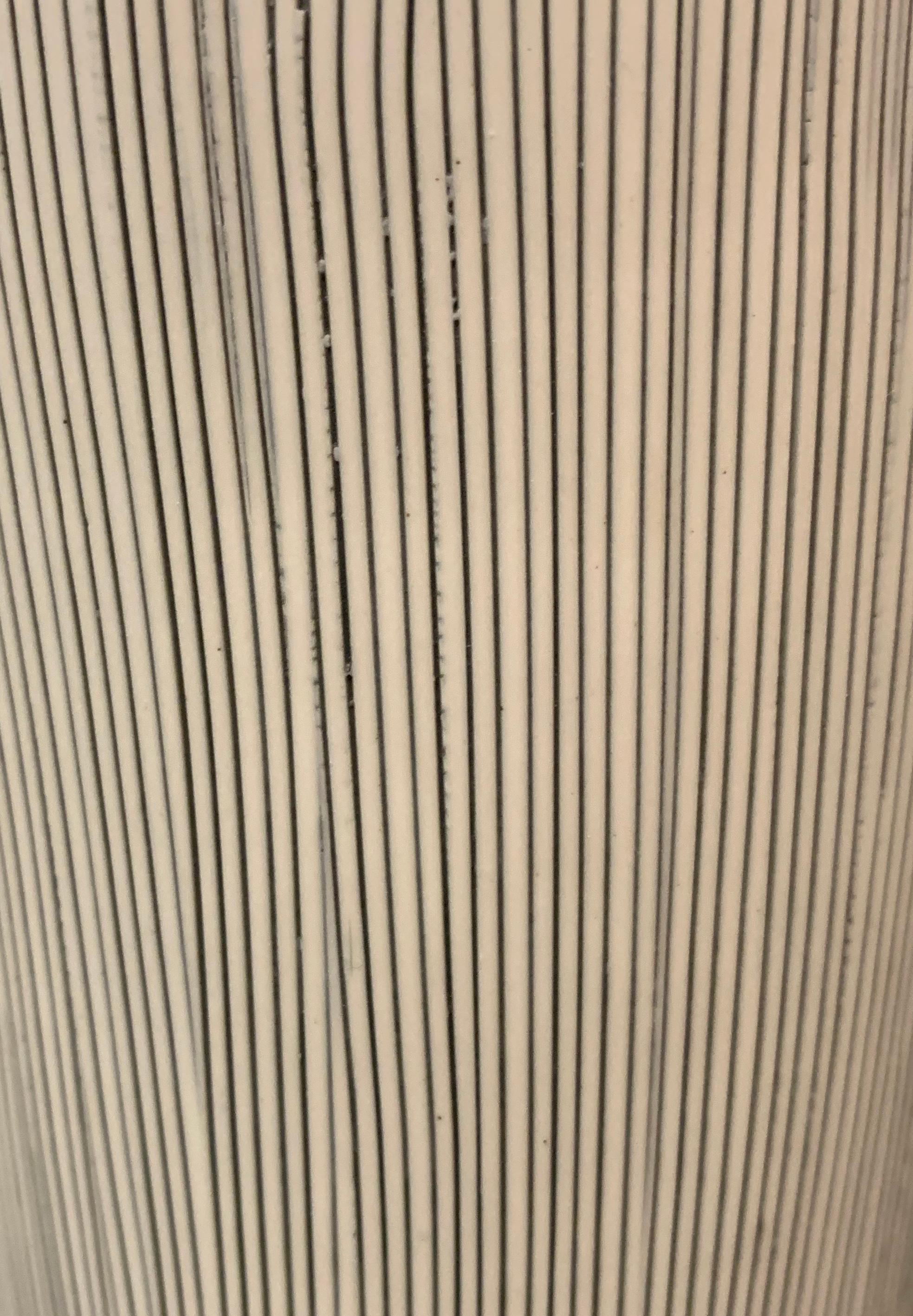 Thai Black Fine Stripe On White Porcelain Cylinder Shape Vase, Contemporary