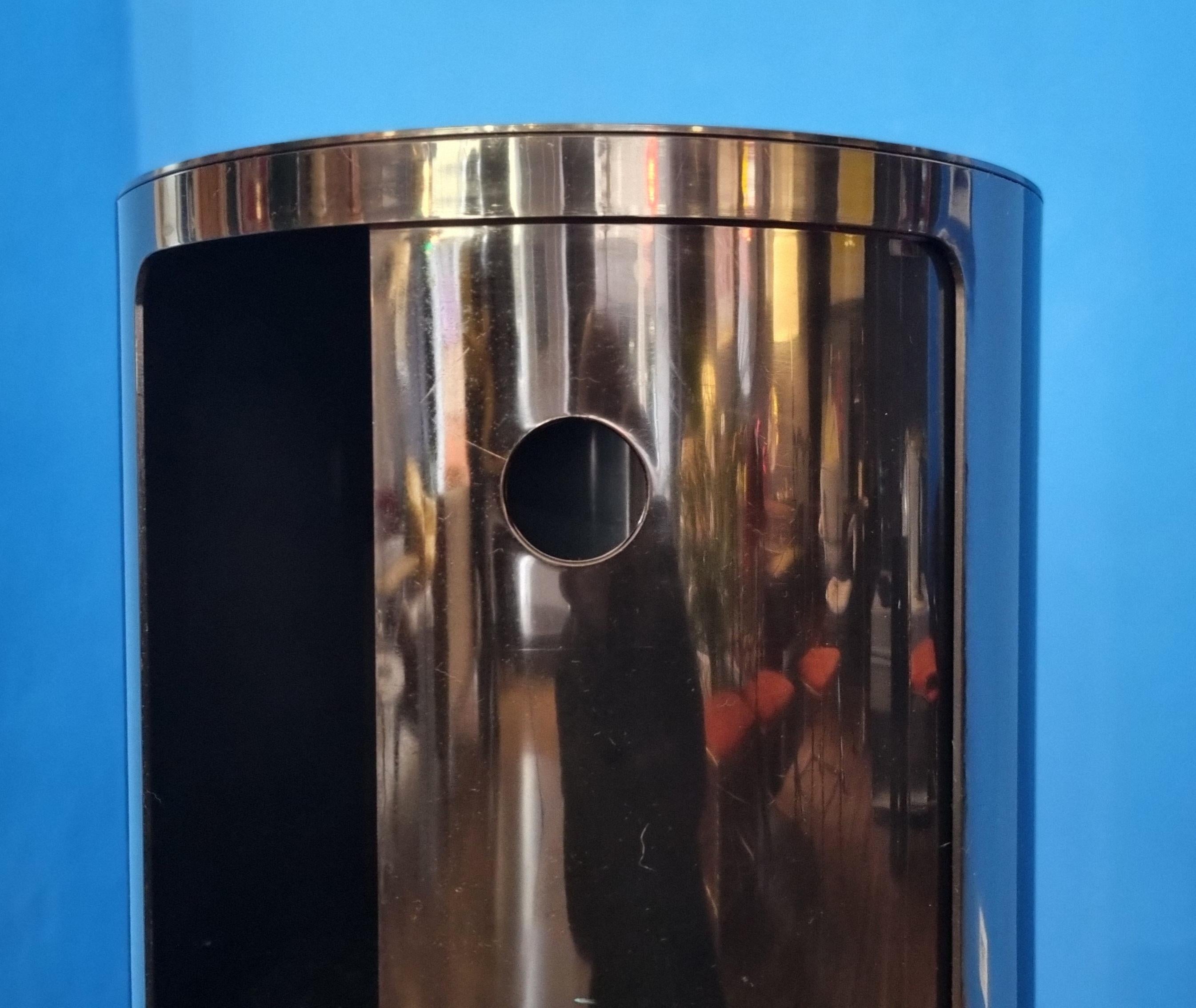 Black first edition modules by Anna Castelli Ferrieri for Kartell, 1960s in vendita 2