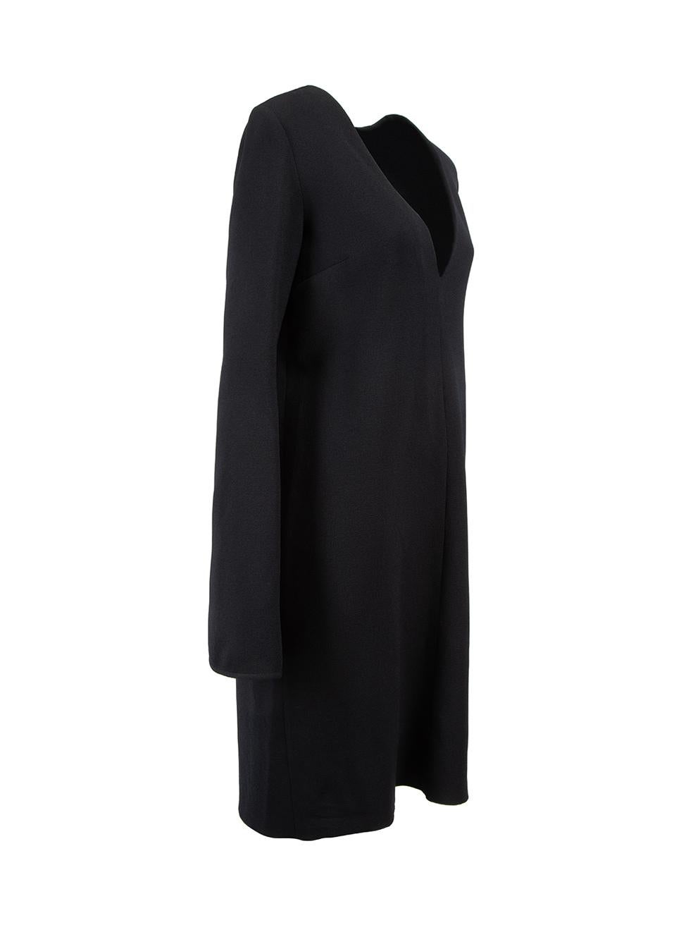 CONDITION is Very good. Hardly any visible wear to dress is evident on this used Ellery designer resale item.



Details


Black

Polytester

Knee length dress

Long flared sleeves with slit

V-neck

Loose fit

Back zip fastening





Made in
