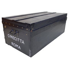 Black Flat Top Trunk Cinecitta Roma