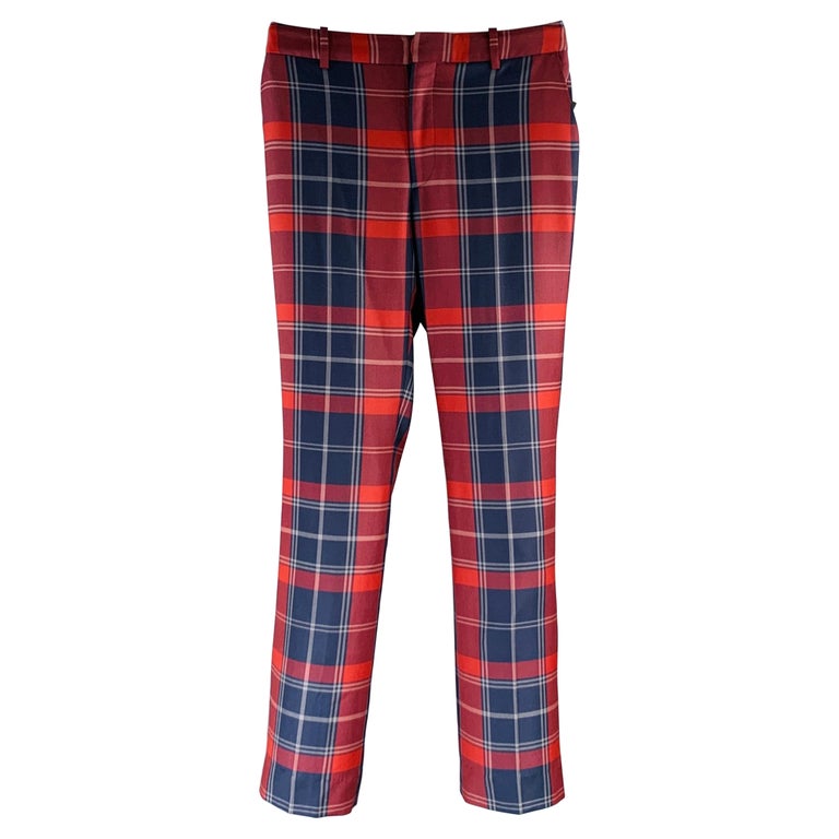 red and black plaid dress pants mens Thomas Stretch Pant in Plaid main image 0