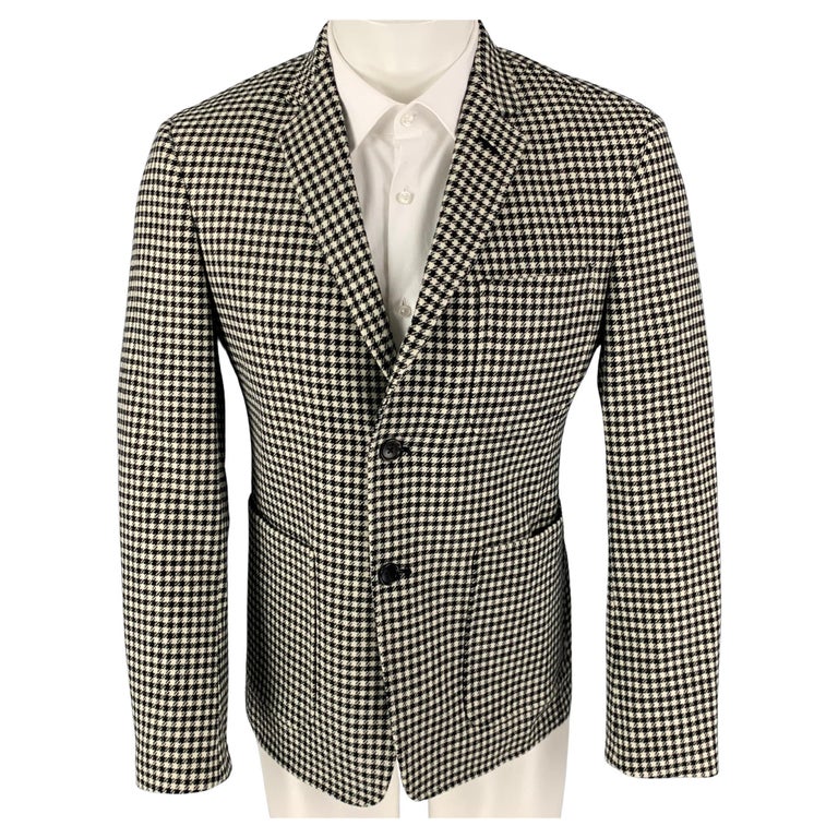 Men's Wool Sport Coat Black Hounds Tooth main image 0