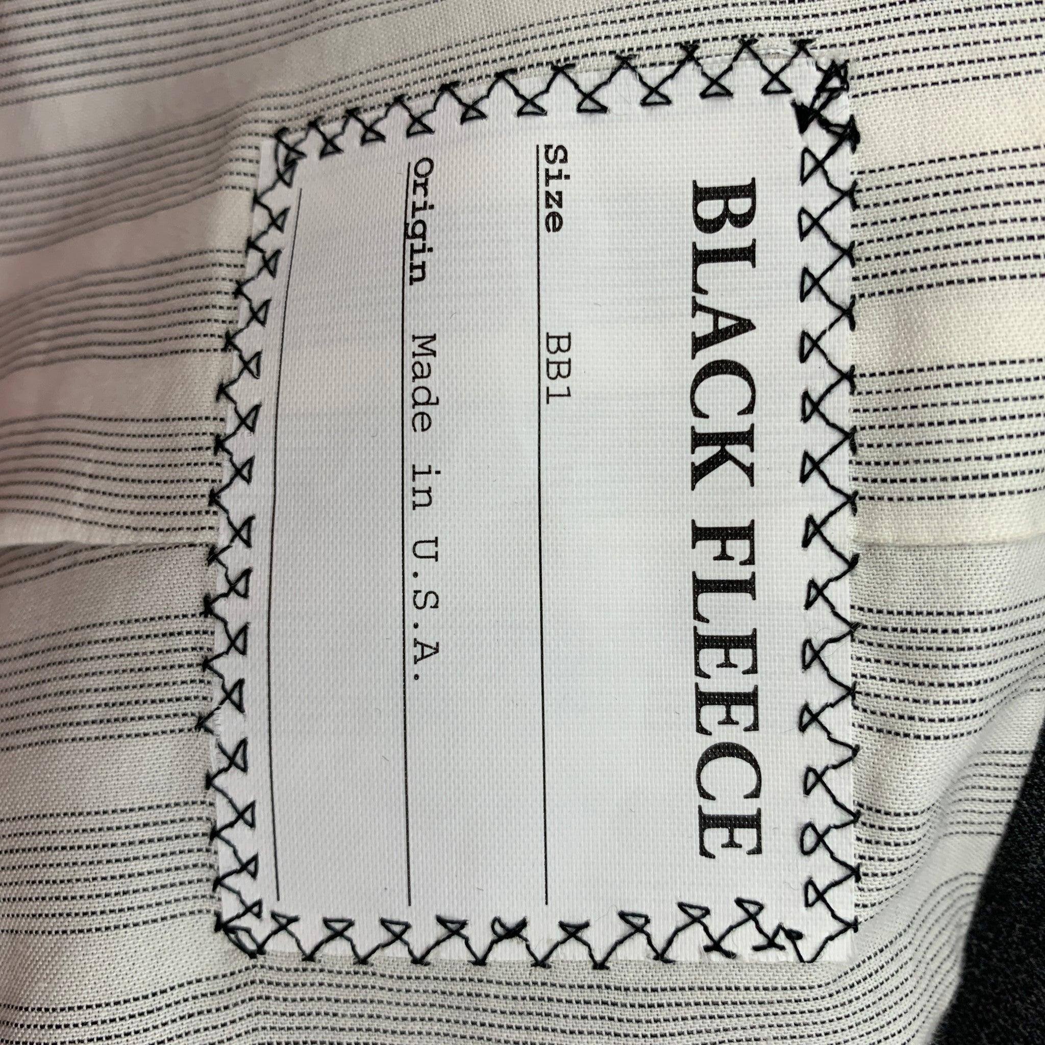 BLACK FLEECE Size 38 Dark Gray Wool Notch Lapel Sport Coat For Sale 2