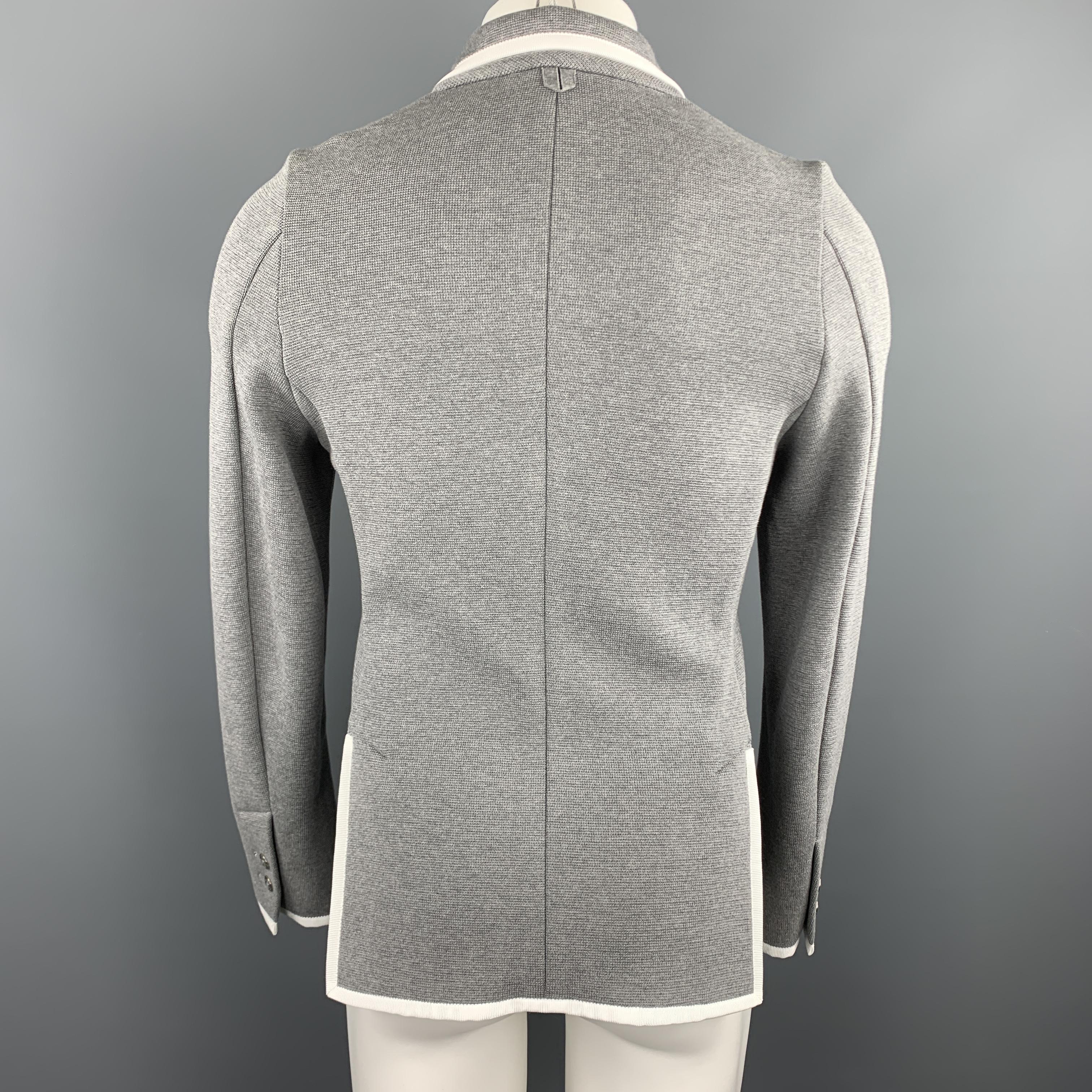 grey cotton coat