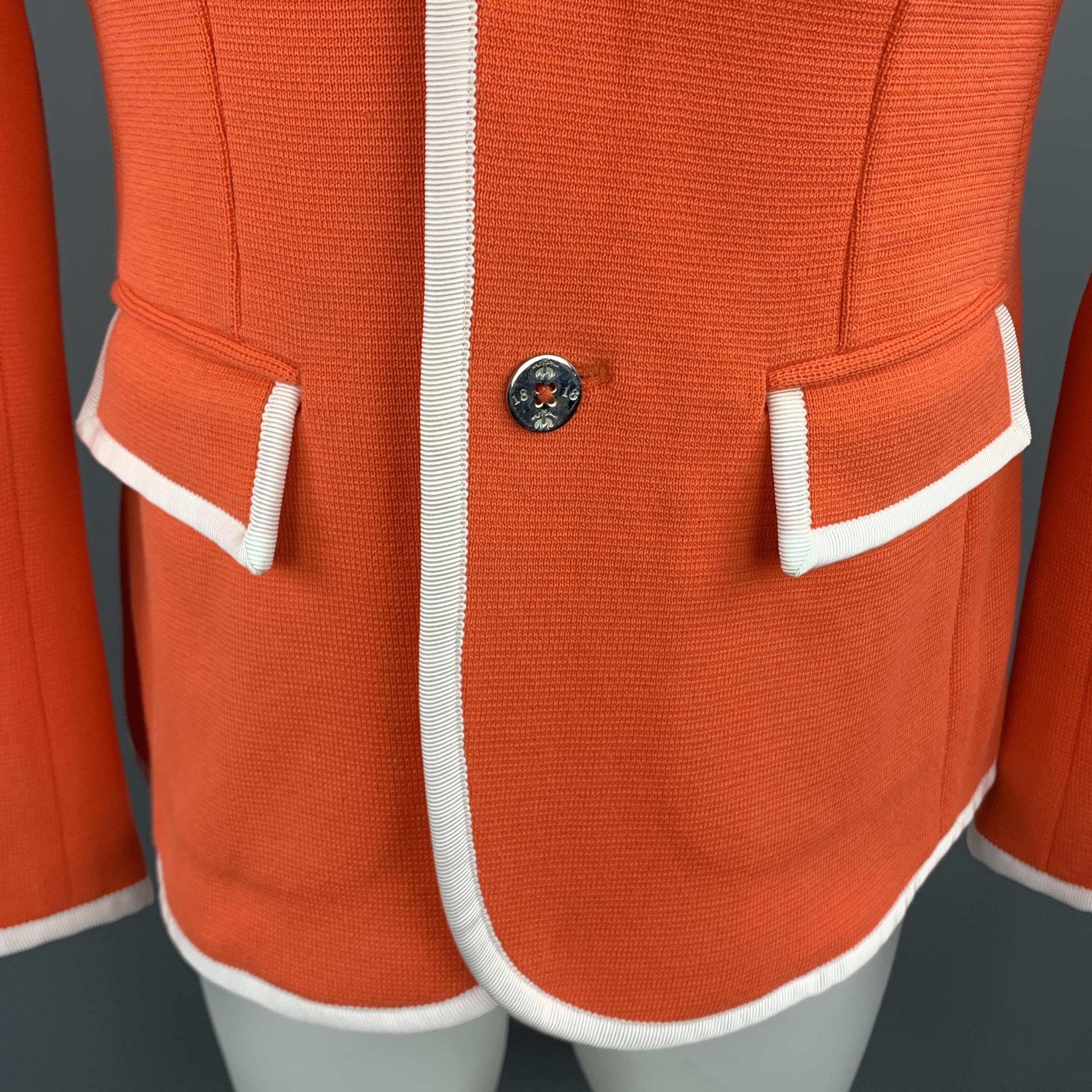 orange sport coat