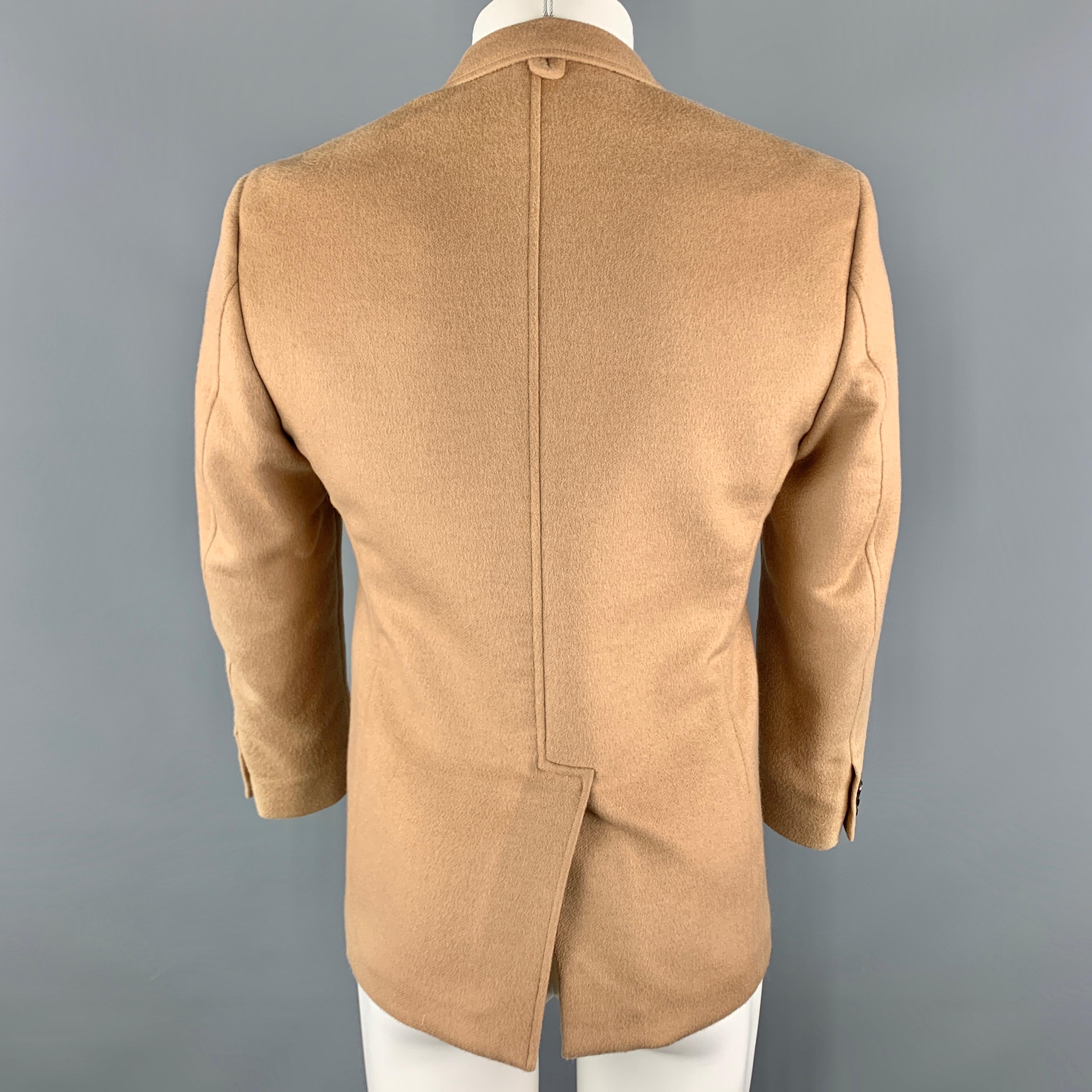 BLACK FLEECE Size 38 Tan Camel Hair Notch Lapel Sport Coat In Excellent Condition In San Francisco, CA