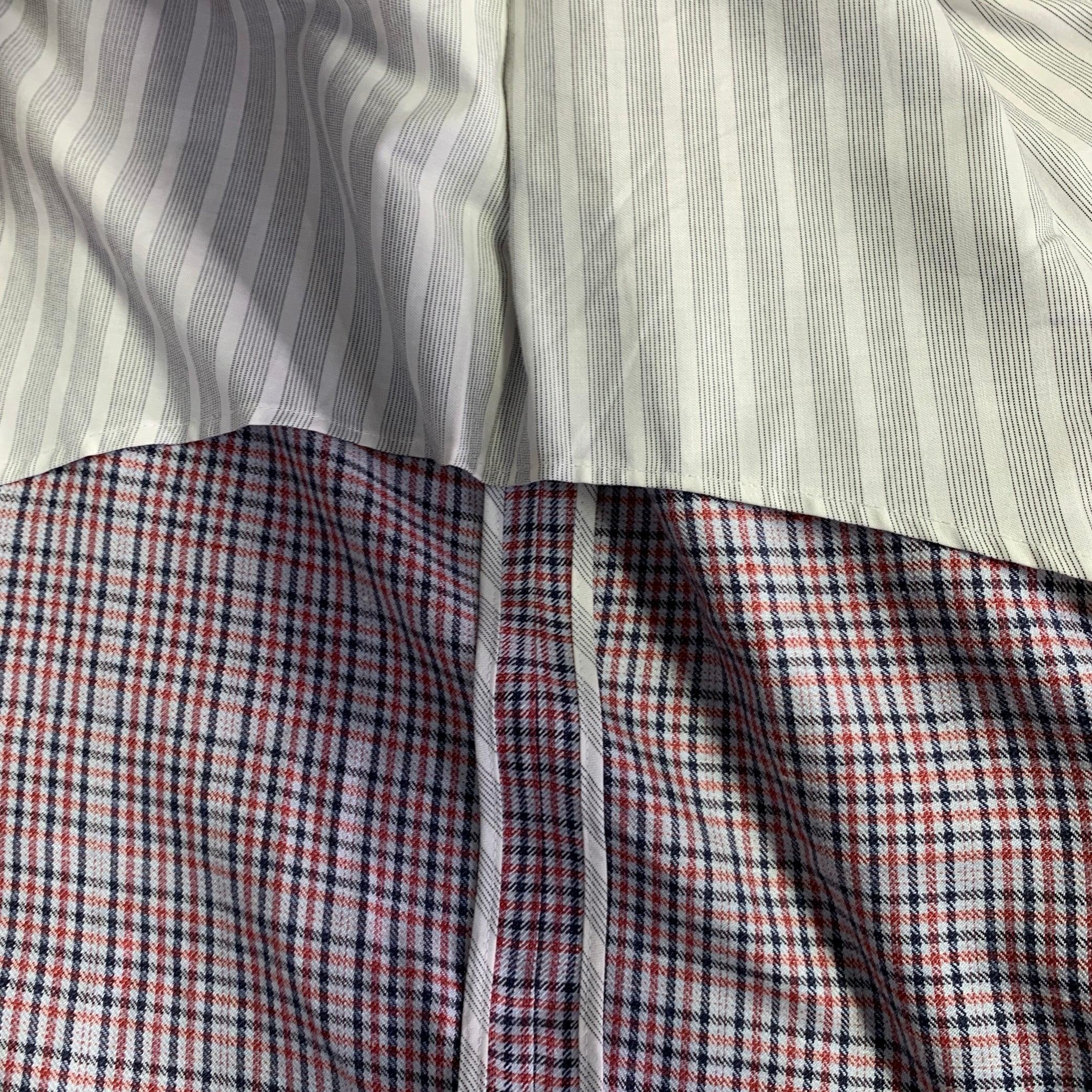 Black Fleece Taille 42 Regular Grey Red Black Plaid Sport Coat en vente 6